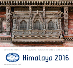 Das Deckblatt des neuen Kalenders „Himalaya 2016“